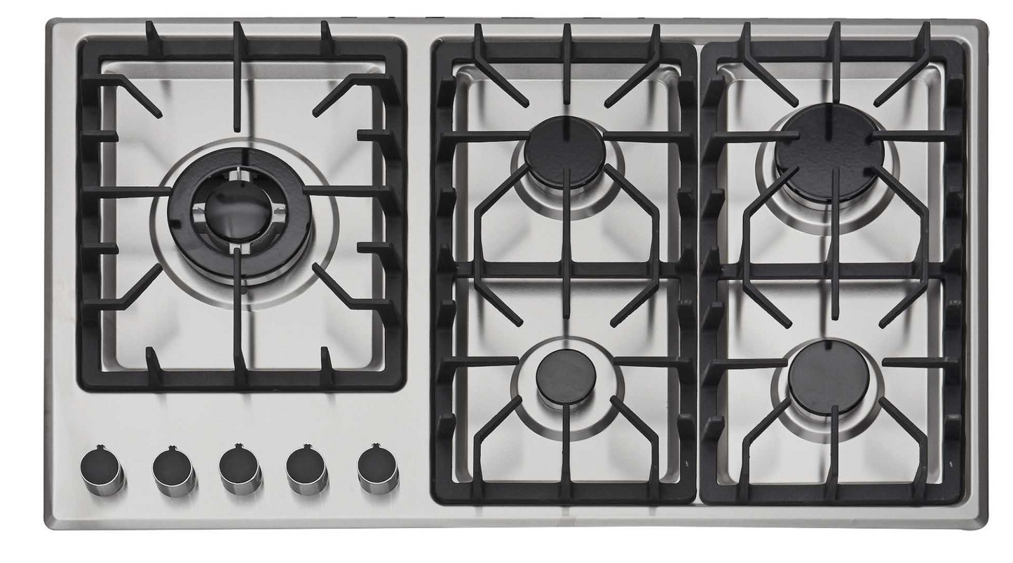 08011/08012 Stainless steel built - in 5 - hole gas stove stand for household multi - burner natural gas stove 08011/08012 不锈钢嵌入式五眼燃气灶架 家用多灶头天然气炉灶 - 炉架 - Zhongshan Star Trade - 08012 - 5.8KG