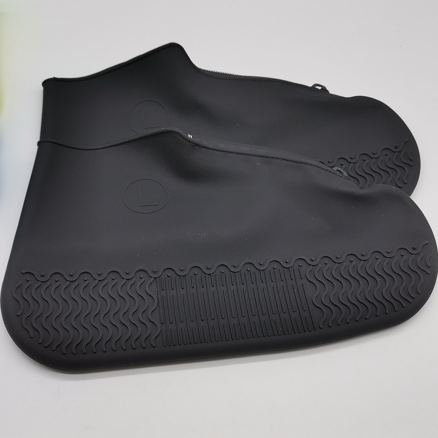 Shoe Covers Waterproof Reusable Foldable Not-Slip Rain Shoe Covers with Zipper,Shoe Protectors Overshoes Rain Galoshes for Kids Men and Women