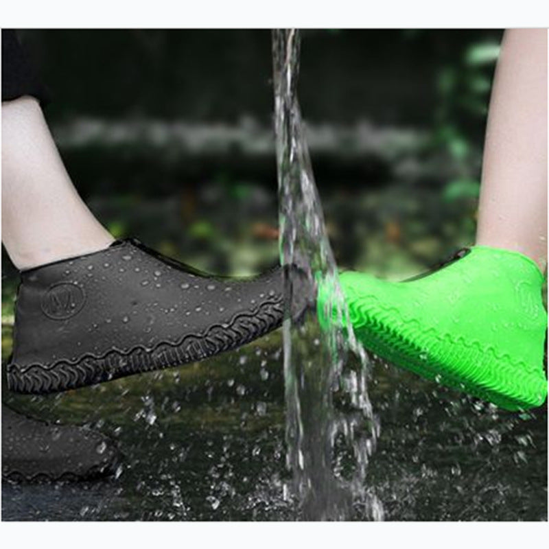 Shoe Covers Waterproof Reusable Foldable Not-Slip Rain Shoe Covers with Zipper,Shoe Protectors Overshoes Rain Galoshes for Kids Men and Women