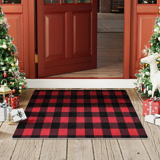 Water-absorbing and stain-resistant mat - Kaini villus - Home entrance anti-slip mat