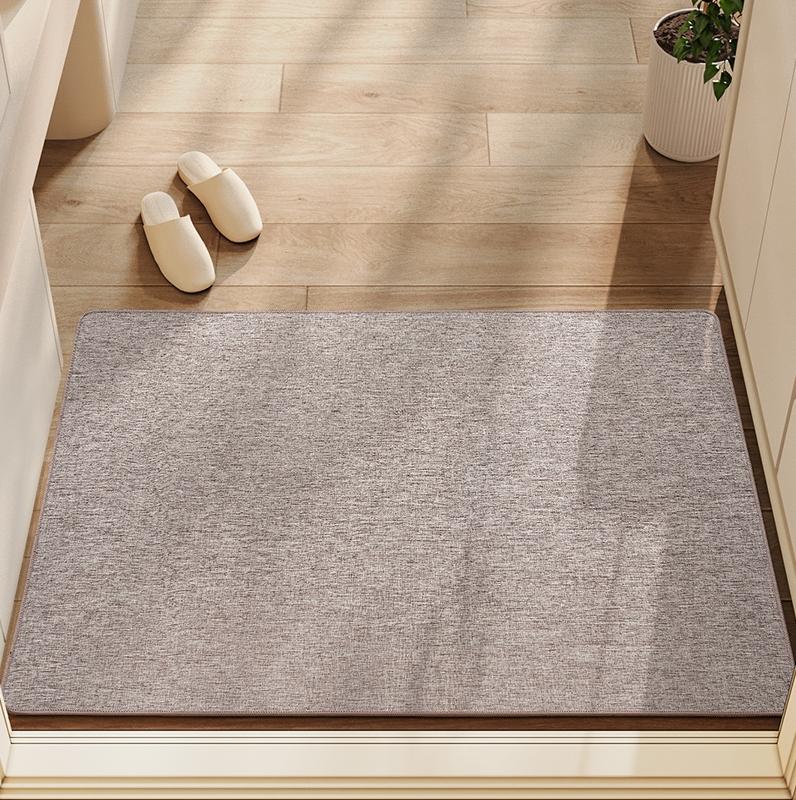 Water-absorbing and stain-resistant mat - LINEN TYPE CLOTH - Home entrance anti-slip mat