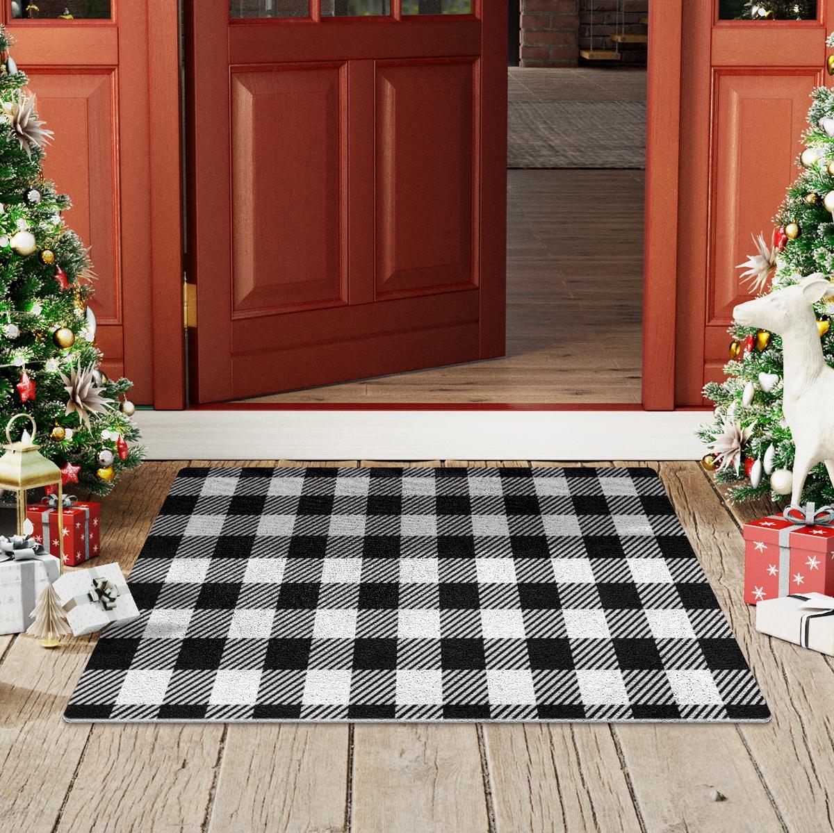 Water-absorbing and stain-resistant mat - Kaini villus - Home entrance anti-slip mat