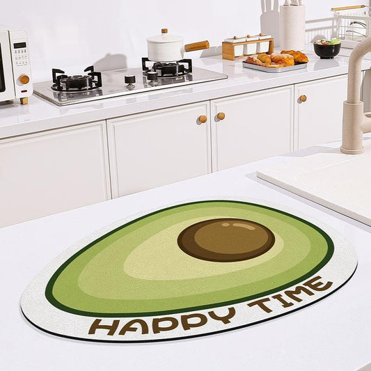 Draining mat, kitchen tabletop heat insulation coaster, dining table absorbent and anti-slip mat