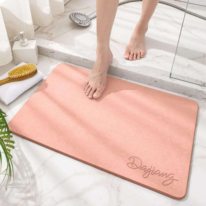 Natural diatom mud bathroom floor mat, strong water absorption, household anti-slip mat, quick-drying foot mat Zhongshan Star Trade