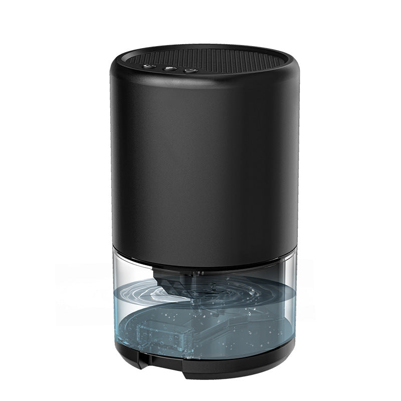 Household dehumidifier 1000ML water tank with automatic shut-off function, suitable for 5 to 26 square meters portable small dehumidifier, suitable for bathroom, bedroom, RV, closet room, 7-color LED light