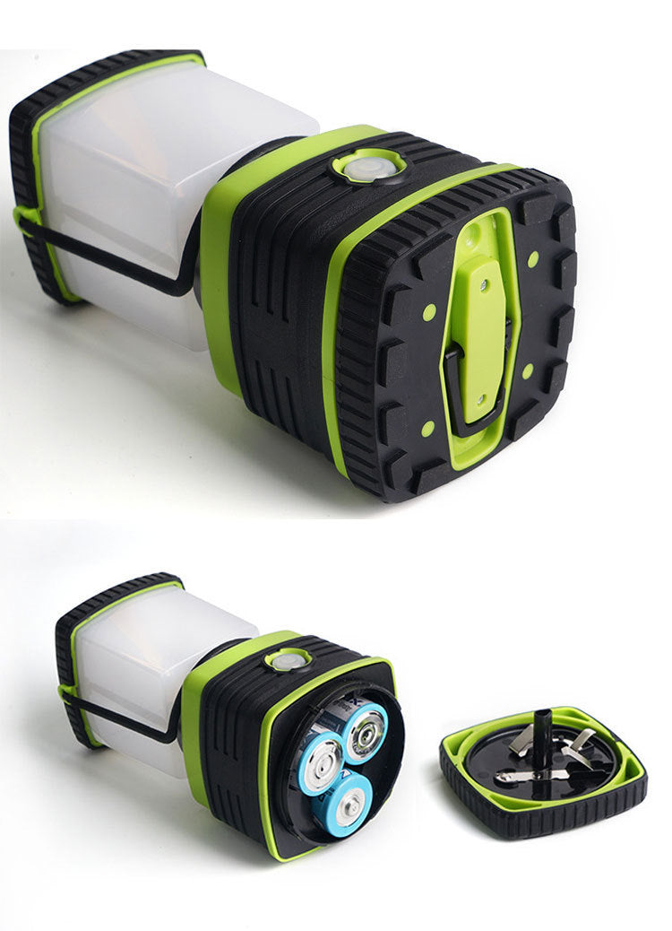 Outdoor high - intensity lighting camping lamp, light touch dimming waterproof camping portable lamp, multi - functional emergency light 户外强光照明野营灯 轻触调光防水露营手提灯多功能应急灯 - 太阳能LED露营灯 - Zhongshan Star Trade