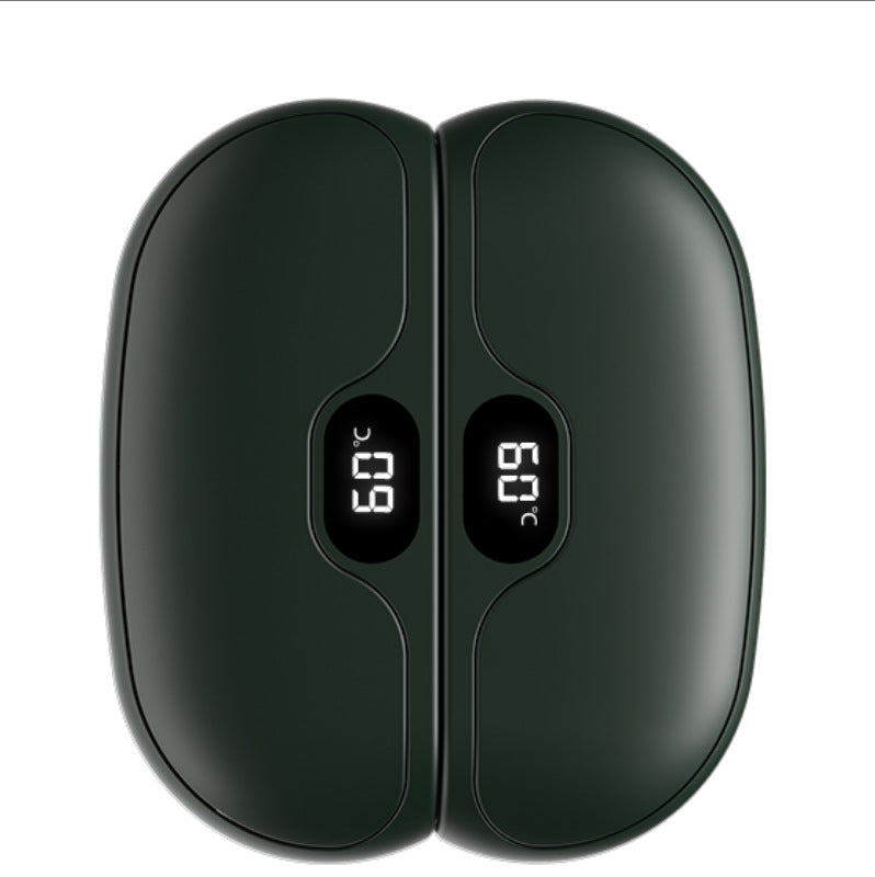 Magnetic hand warmer, USB charging, detachable hand warmer, digital temperature display portable heater
