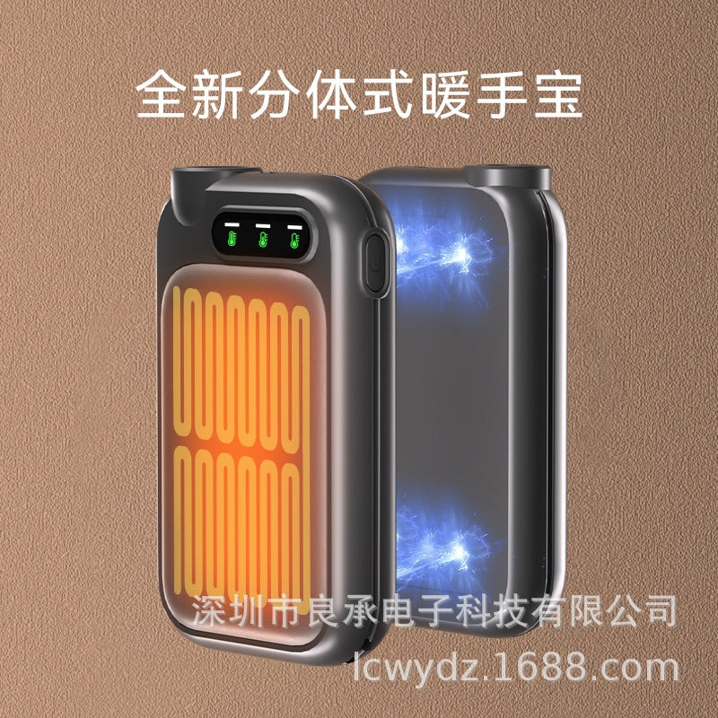 Magnetic hand warmer, split-type mini warmer, usb charging portable hand warmer
