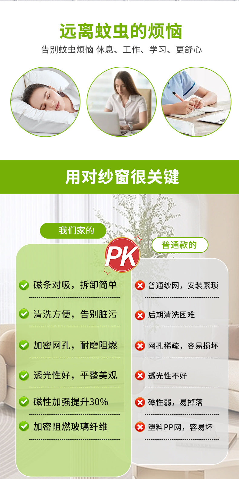Adjustable DIY magnetic window screen with a maximum size of 150*200cm is suitable for any smaller - sized white frame fiberglass mesh 可调节 DIY 磁性窗纱最大 150*200cm 适合任何尺寸较小的白色框架玻璃纤维网 - 防蚊窗纱 - Zhongshan Star Trade