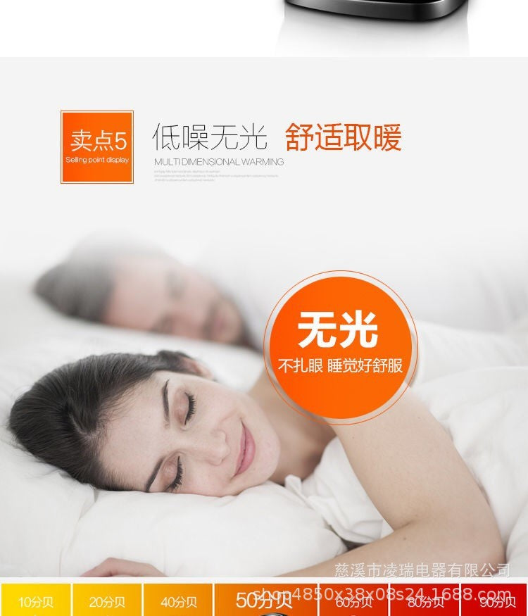 Portable electric space heater with thermostat, 1500W safe and quiet ceramic heater fan, heating 200 square feet, suitable for indoor use on office desks 带恒温器的便携式电空间加热器,1500W 安全安静的陶瓷加热器风扇,加热 200 平方英尺,适合办公室办公桌室内使用 - 电暖器 - Zhongshan Star Trade