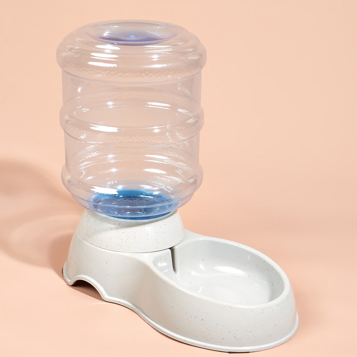 Pet water feeder, dog water feeder, large - capacity water storage water dispenser, automatic pet water dispenser, anti - tipping 宠物喂水器狗狗喂食器储水大容量饮水器自动宠物饮水器防打翻 - 宠物友好型户外用品 - Zhongshan Star Trade - 喂水器 - 大理石灰 - 3.8L厚款