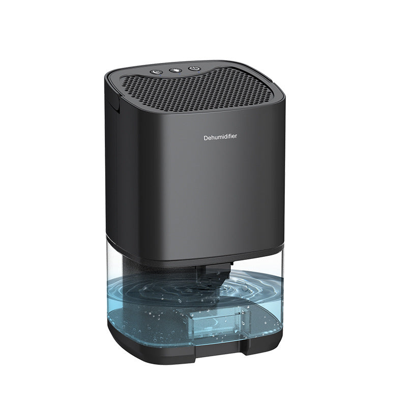 Household dehumidifier 1000ML water tank with automatic shut-off function, suitable for 5 to 26 square meters portable small dehumidifier, suitable for bathroom, bedroom, RV, closet room, 7-color LED light