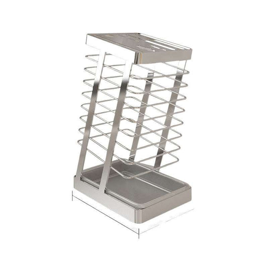 Kitchen knife rack - 304 stainless steel kitchen storage rack - Home draining countertop - Storage shelf - Image 2