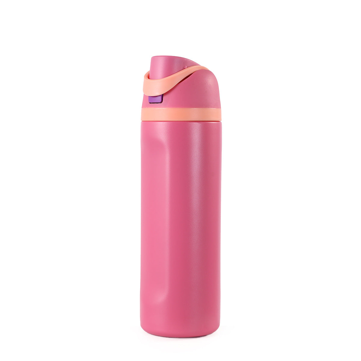 Insulated stainless steel water bottles with straws, BPA - free sports water bottles, perfect for travel 19 ounces, 24 ounces, 32 ounces 保温不锈钢水瓶带吸管,不含 BPA 的运动水瓶,非常适合旅行19盎司、24盎司、32盎司 - 保温杯 - Zhongshan Star Trade - 亮粉 - 32oz