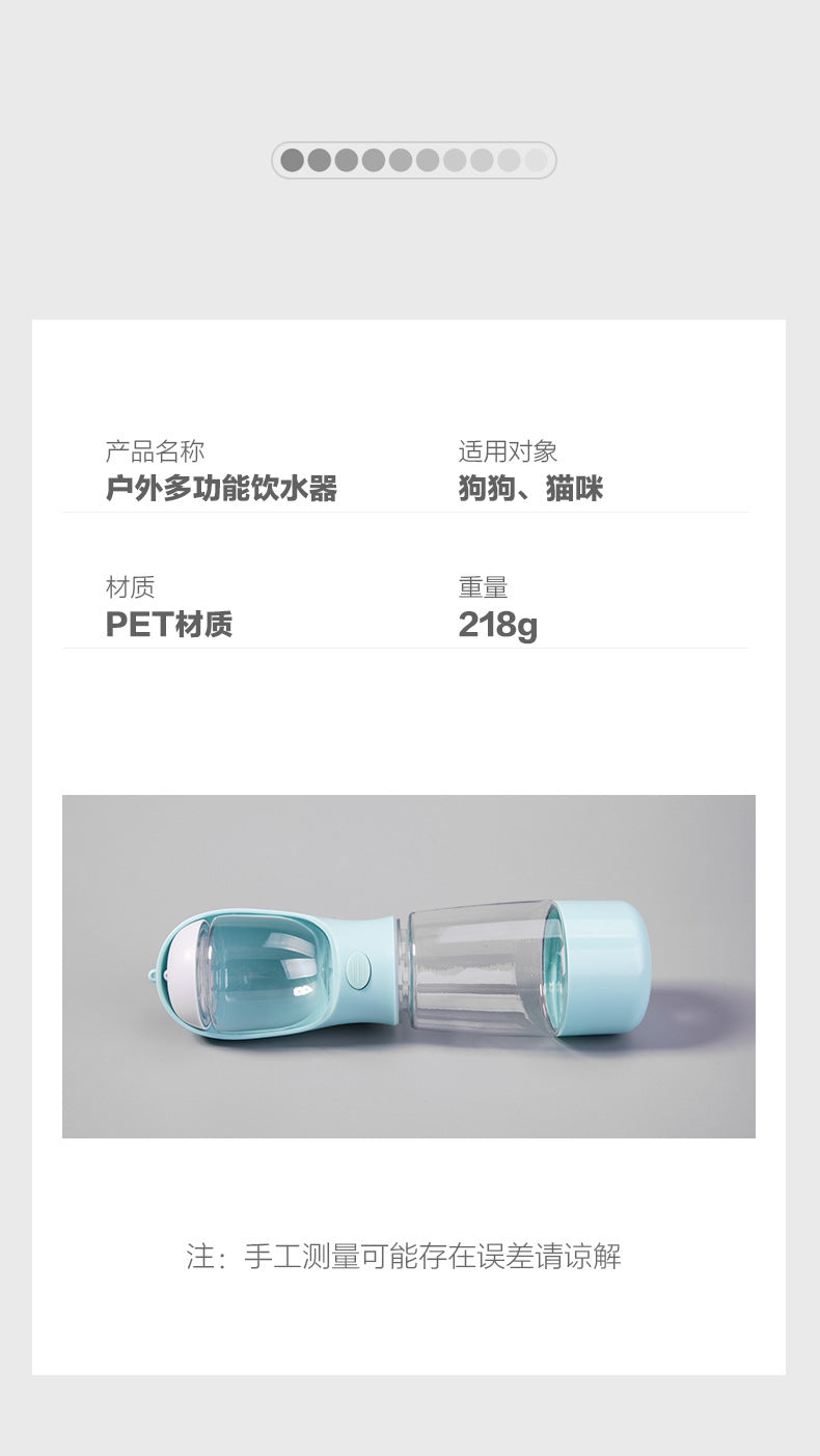 Dog water bottles with food containers, travel dog water bowls, portable pet dispensers, dog gift accessories, essential items for walking and hiking dogs 带食物容器的狗水瓶,旅行小狗水碗,便携式宠物分配器,狗礼品配件,遛狗和远足的小狗必需品 - 宠物友好型户外用品 - Zhongshan Star Trade