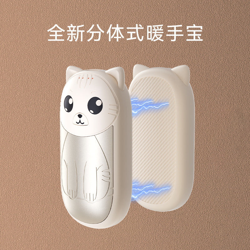 Magnetic hand warmer, split-type mini warmer, usb charging portable hand warmer