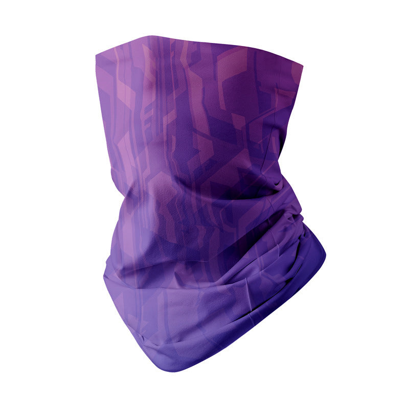Outdoor neck coverings, cold sports scarves, thin magic headscarves, ice silk sun protection face masks, men's and women's running sun protection face towels