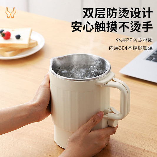 German small travel outdoor kettle, foldable electric kettle, household kettle, stainless steel portable electric kettle