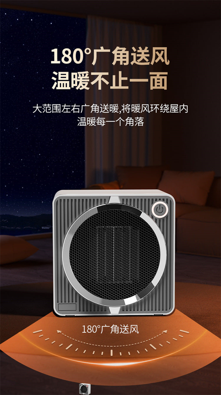 Mini Space Heater, Lightweight PTC Ceramic Fast Heating 500W Energy Efficient for Indoor Use, Overheating & 45° Tip - Over Protection, Portable Desk Electric Heaters for Office 迷你空间加热器,轻质 PTC 陶瓷快速加热 500W,室内使用节能,过热和 45° 翻倒保护,便携式办公桌电加热器 - 电暖器 - Zhongshan Star Trade