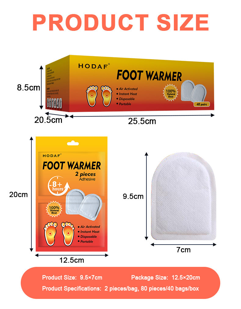 Hand warmers, heating insoles, warm foot patches, warm patches - long-lasting, safe, natural and odorless air-activated hand