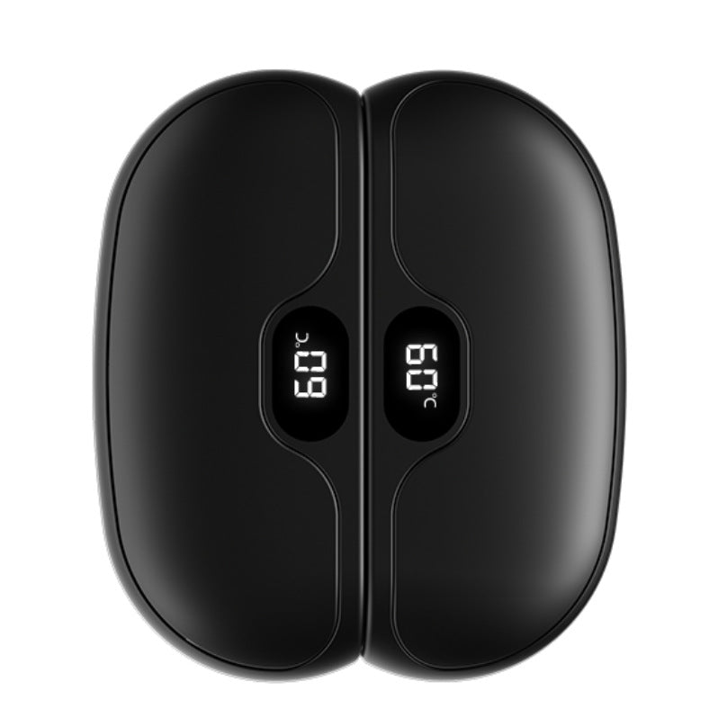Magnetic hand warmer, USB charging, detachable hand warmer, digital temperature display portable heater