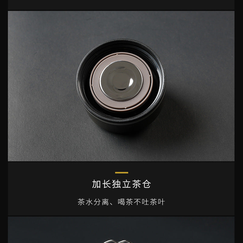 Stainless steel 316 smart water cup for business use with tea strainer 保温杯不锈钢316智能水杯商务带茶漏 - Image 30