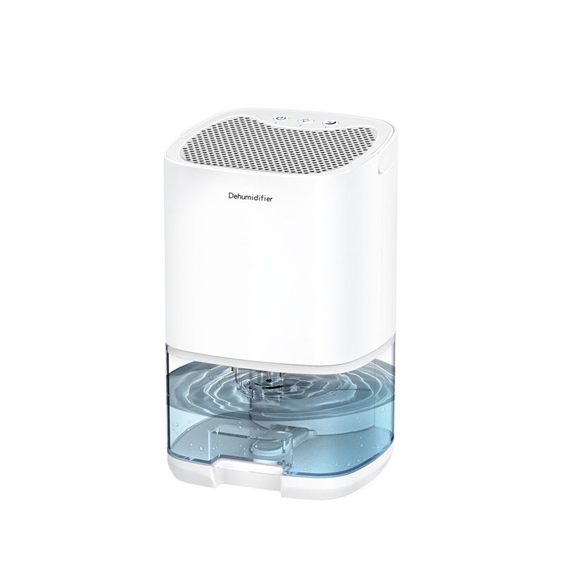 Household dehumidifier 1000ML water tank with automatic shut-off function, suitable for 5 to 26 square meters portable small dehumidifier, suitable for bathroom, bedroom, RV, closet room, 7-color LED light