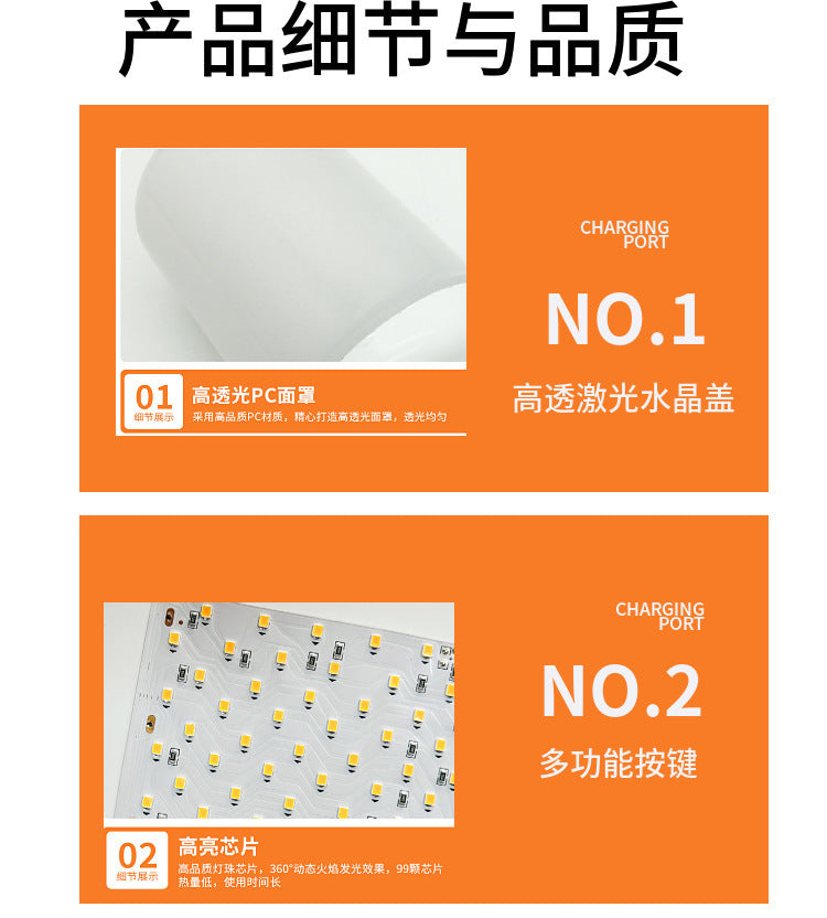 Halloween decoration upgrade LED flame bulb, 4 - mode flashing bulb, inverted effect, E27 Halloween lamp base flame bulb, Christmas decoration, party decoration 万圣节装饰升级LED火焰灯泡,4种模式闪烁灯泡,颠倒效果,E27万圣节灯底座火焰灯泡,圣诞装饰,派对装饰 - 万圣节装饰品 - Zhongshan Star Trade