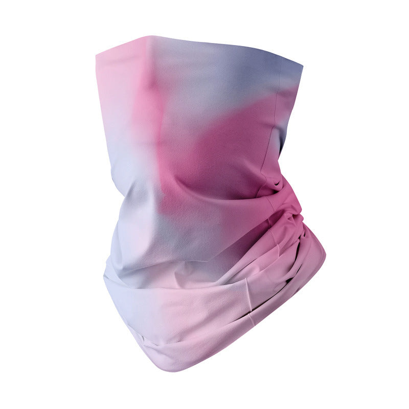 Outdoor neck coverings, cold sports scarves, thin magic headscarves, ice silk sun protection face masks, men's and women's running sun protection face towels