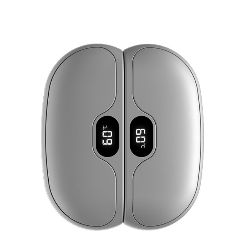 Magnetic hand warmer, USB charging, detachable hand warmer, digital temperature display portable heater
