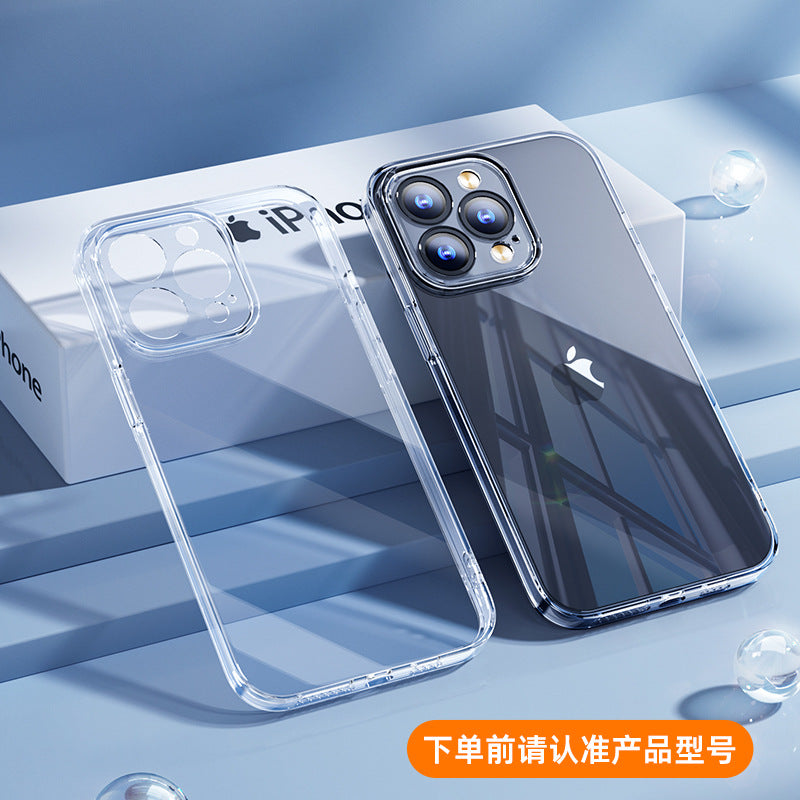 IPhone 17 phone case, iPhone 16 transparent soft case 15 four-corner drop resistant ultra-thin 13pro14 space protective case
