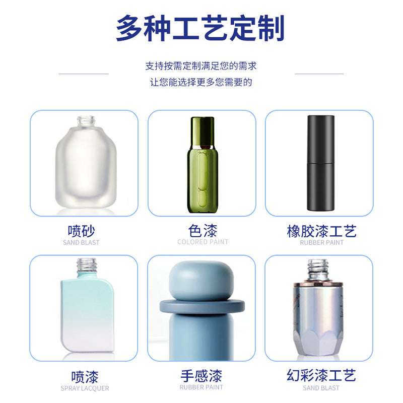 PP blue bottle + hand feel paint plastic spraying bottles Zhongshan Star Trade
