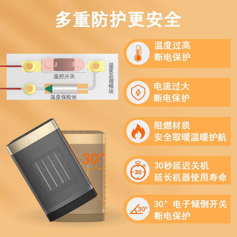 Space Heater, 1500W Portable Electric Heaters for Indoor Use, PTC Ceramic Heater for Office with Remote, Thermostat, 70°Oscillation, 12H Timer, Safe Quiet Room Heater for Bedroom 空间加热器,室内使用的 1500W 便携式电加热器,带遥控器的办公室 PTC 陶瓷加热器,恒温器,70°振荡,12H 定时器,卧室安全安静的房间加热器 - 电暖器 - Zhongshan Star Trade