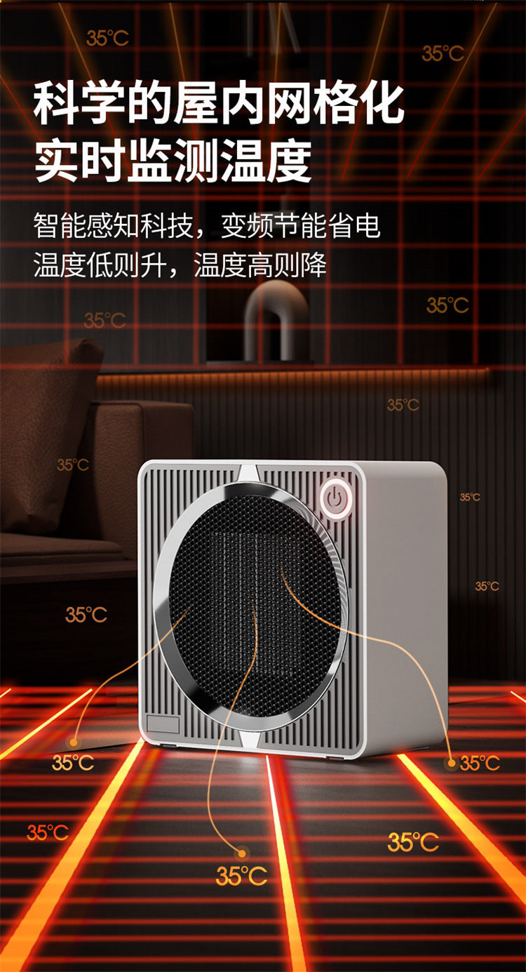 Mini Space Heater, Lightweight PTC Ceramic Fast Heating 500W Energy Efficient for Indoor Use, Overheating & 45° Tip - Over Protection, Portable Desk Electric Heaters for Office 迷你空间加热器,轻质 PTC 陶瓷快速加热 500W,室内使用节能,过热和 45° 翻倒保护,便携式办公桌电加热器 - 电暖器 - Zhongshan Star Trade