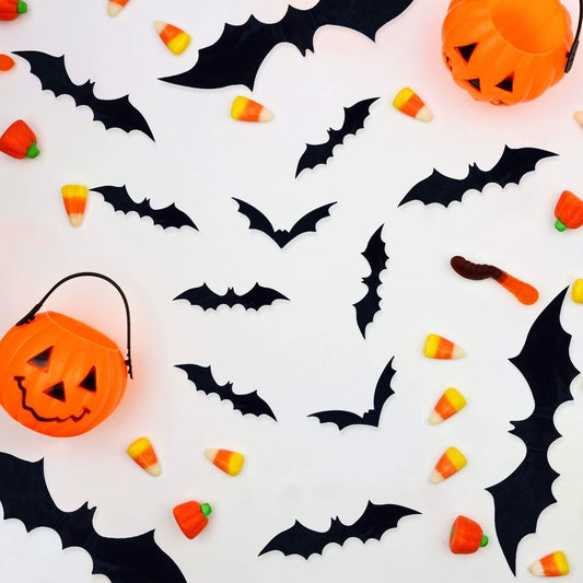 Bat Halloween decorations: Halloween bat wall decorations, bat stickers, decals, PVC 3D walls, bat horror stickers, Halloween party decorations, indoor and outdoor DIY home window and door decorations - 万圣节装饰品 - Zhongshan Star Trade