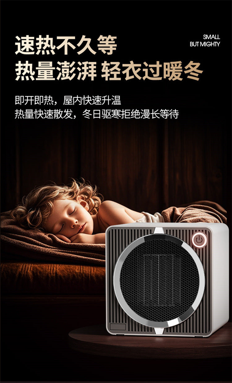 Mini Space Heater, Lightweight PTC Ceramic Fast Heating 500W Energy Efficient for Indoor Use, Overheating & 45° Tip - Over Protection, Portable Desk Electric Heaters for Office 迷你空间加热器,轻质 PTC 陶瓷快速加热 500W,室内使用节能,过热和 45° 翻倒保护,便携式办公桌电加热器 - 电暖器 - Zhongshan Star Trade