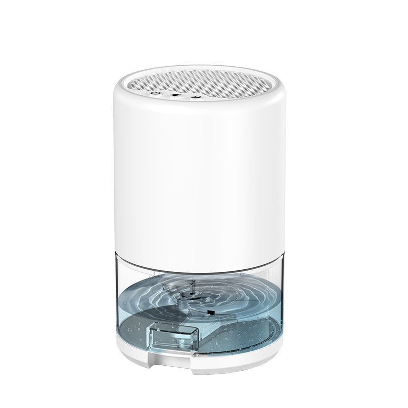 Household dehumidifier 1000ML water tank with automatic shut-off function, suitable for 5 to 26 square meters portable small dehumidifier, suitable for bathroom, bedroom, RV, closet room, 7-color LED light