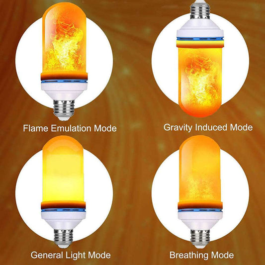 LED simulation dynamic flame light, Christmas atmosphere flame bulb, bar and KTV atmosphere lighting decoration, blue edge flame light LED仿真动态火焰灯圣诞节气氛火焰灯泡酒吧KTV气氛灯饰蓝边火焰灯 - 万圣节装饰品 - Zhongshan Star Trade