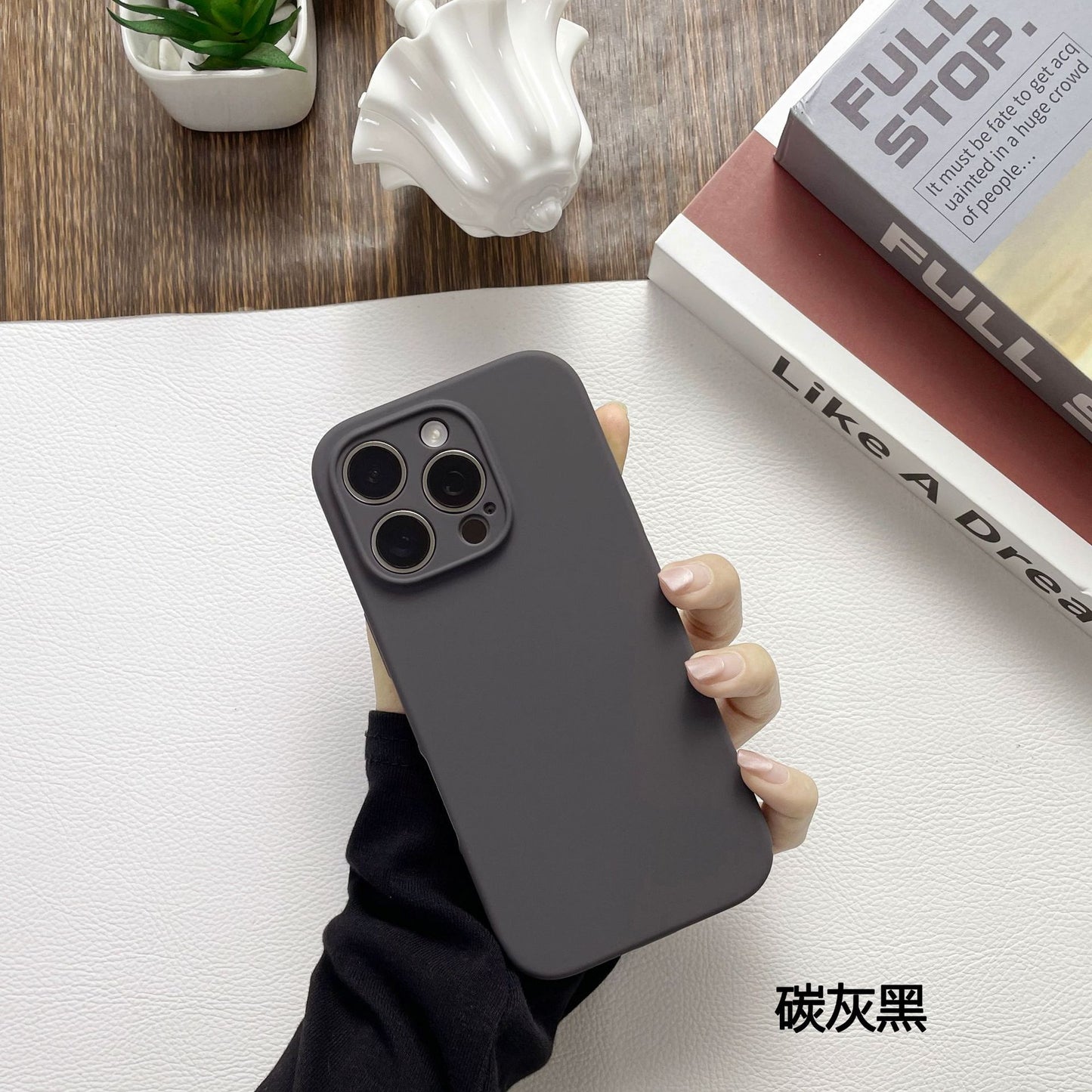 Liquid silicone Apple 17 phone case, iphone16promax/15/14 all-in-one anti-drop skin-feel protective cover