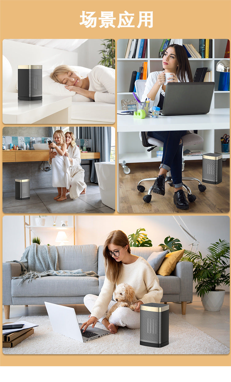 Space Heater, 1500W Portable Electric Heaters for Indoor Use, PTC Ceramic Heater for Office with Remote, Thermostat, 70°Oscillation, 12H Timer, Safe Quiet Room Heater for Bedroom 空间加热器,室内使用的 1500W 便携式电加热器,带遥控器的办公室 PTC 陶瓷加热器,恒温器,70°振荡,12H 定时器,卧室安全安静的房间加热器 - 电暖器 - Zhongshan Star Trade