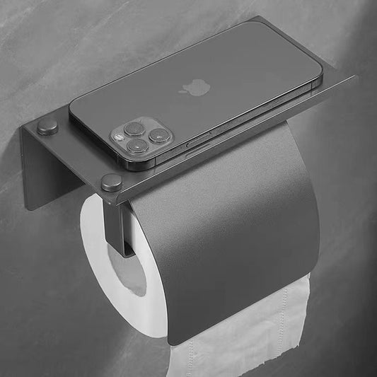 Toilet paper rack 304 stainless steel toilet paper box storage rack Wall-mounted sanitary tissue paper rack paper box