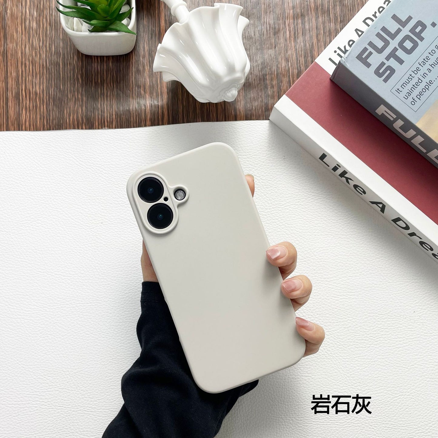 Liquid silicone Apple 17 phone case, iphone16promax/15/14 all-in-one anti-drop skin-feel protective cover