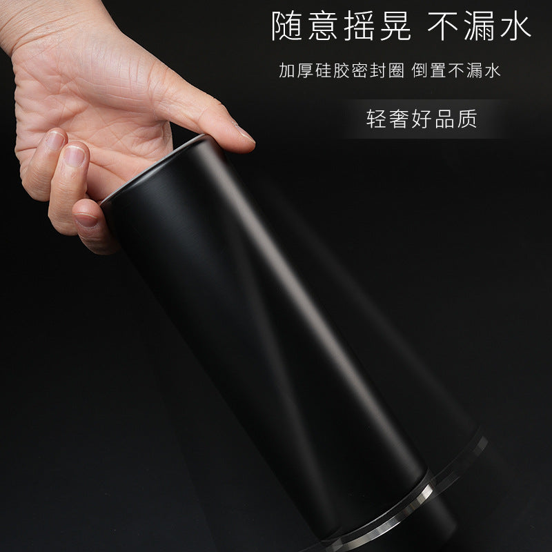 Stainless steel 316 smart water cup for business use with tea strainer 保温杯不锈钢316智能水杯商务带茶漏 - Image 23