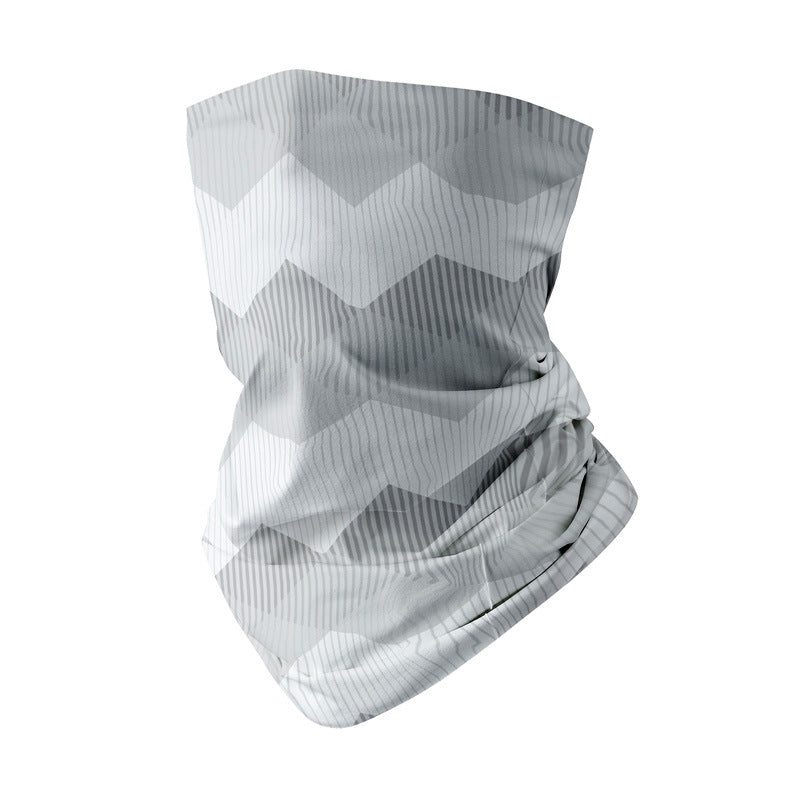 Outdoor neck coverings, cold sports scarves, thin magic headscarves, ice silk sun protection face masks, men's and women's running sun protection face towels