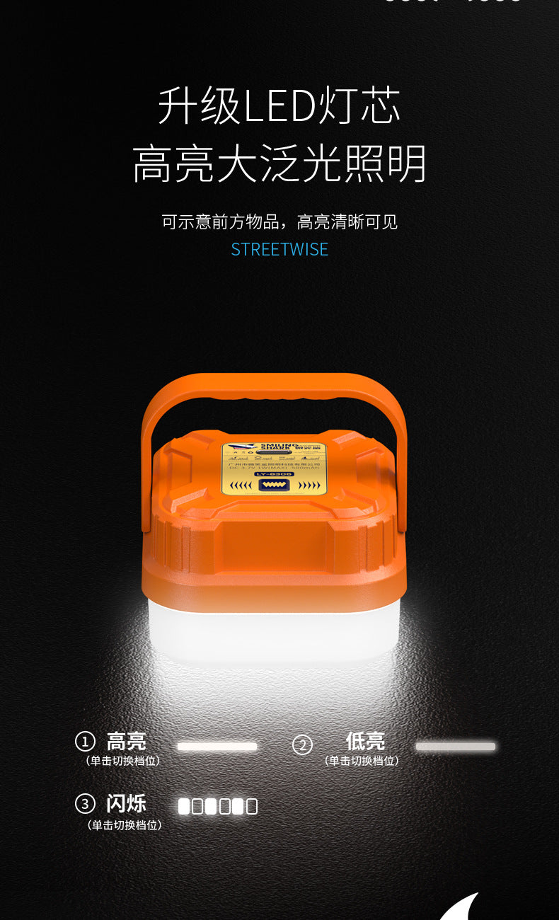 Outdoor mini camping lamp, three - level adjustable ABS warm light tent, light strip hook design camp lamp 户外迷你露营灯三档调节ABS暖光帐篷灯带挂钩设计营地灯 - 太阳能LED露营灯 - Zhongshan Star Trade