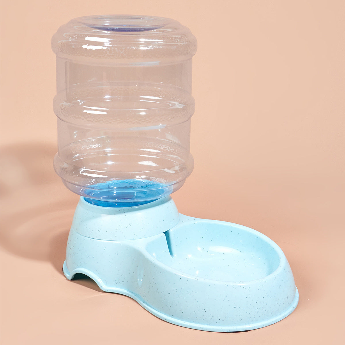 Pet water feeder, dog water feeder, large - capacity water storage water dispenser, automatic pet water dispenser, anti - tipping 宠物喂水器狗狗喂食器储水大容量饮水器自动宠物饮水器防打翻 - 宠物友好型户外用品 - Zhongshan Star Trade - 喂水器 - 大理石蓝 - 3.8L厚款