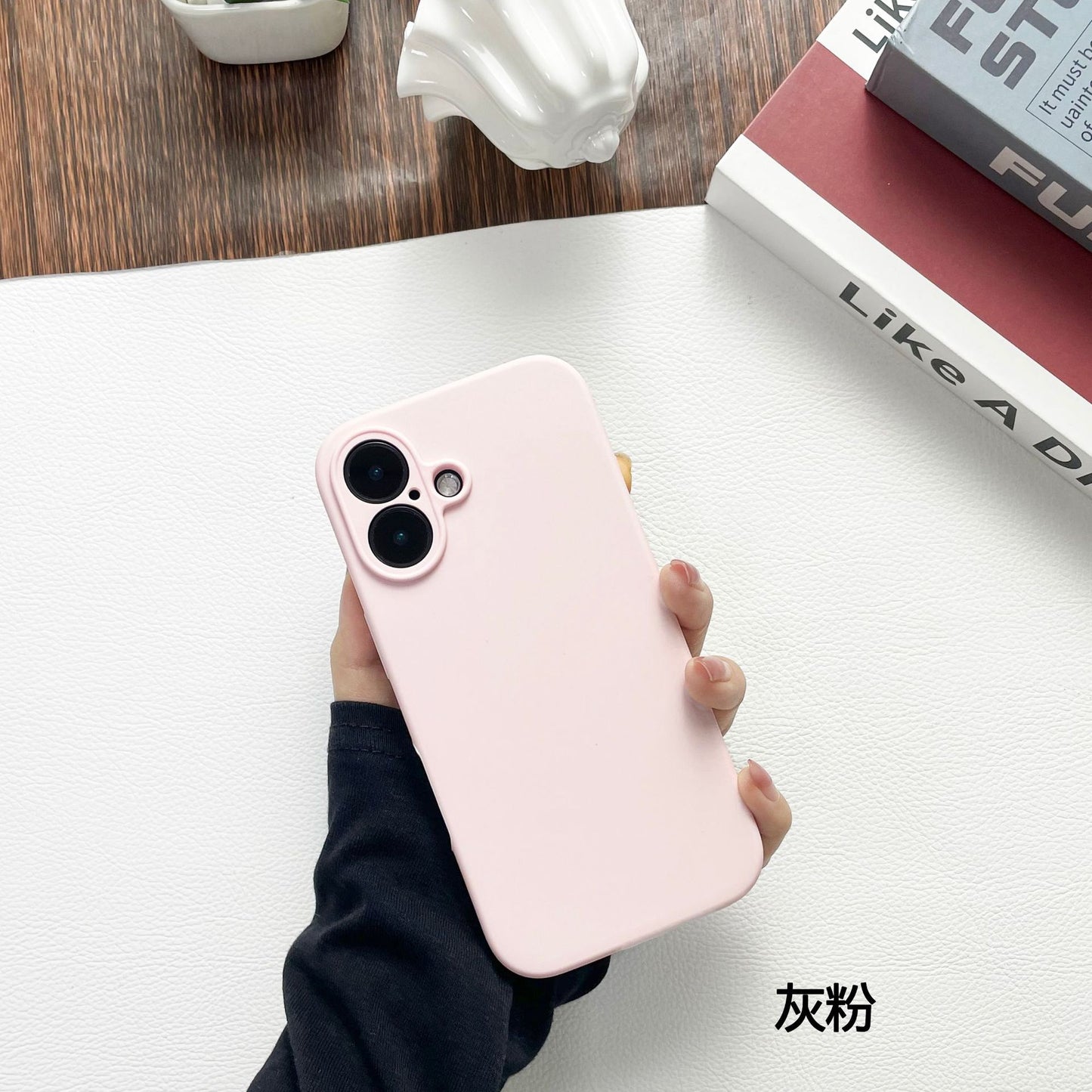 Liquid silicone Apple 17 phone case, iphone16promax/15/14 all-in-one anti-drop skin-feel protective cover