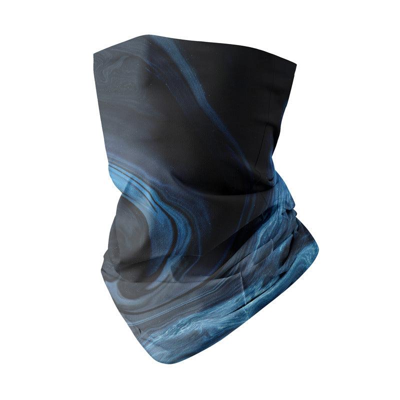 Outdoor neck coverings, cold sports scarves, thin magic headscarves, ice silk sun protection face masks, men's and women's running sun protection face towels