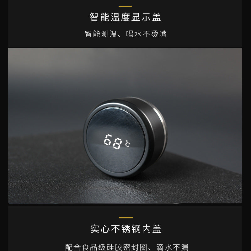 Stainless steel 316 smart water cup for business use with tea strainer 保温杯不锈钢316智能水杯商务带茶漏 - Image 29