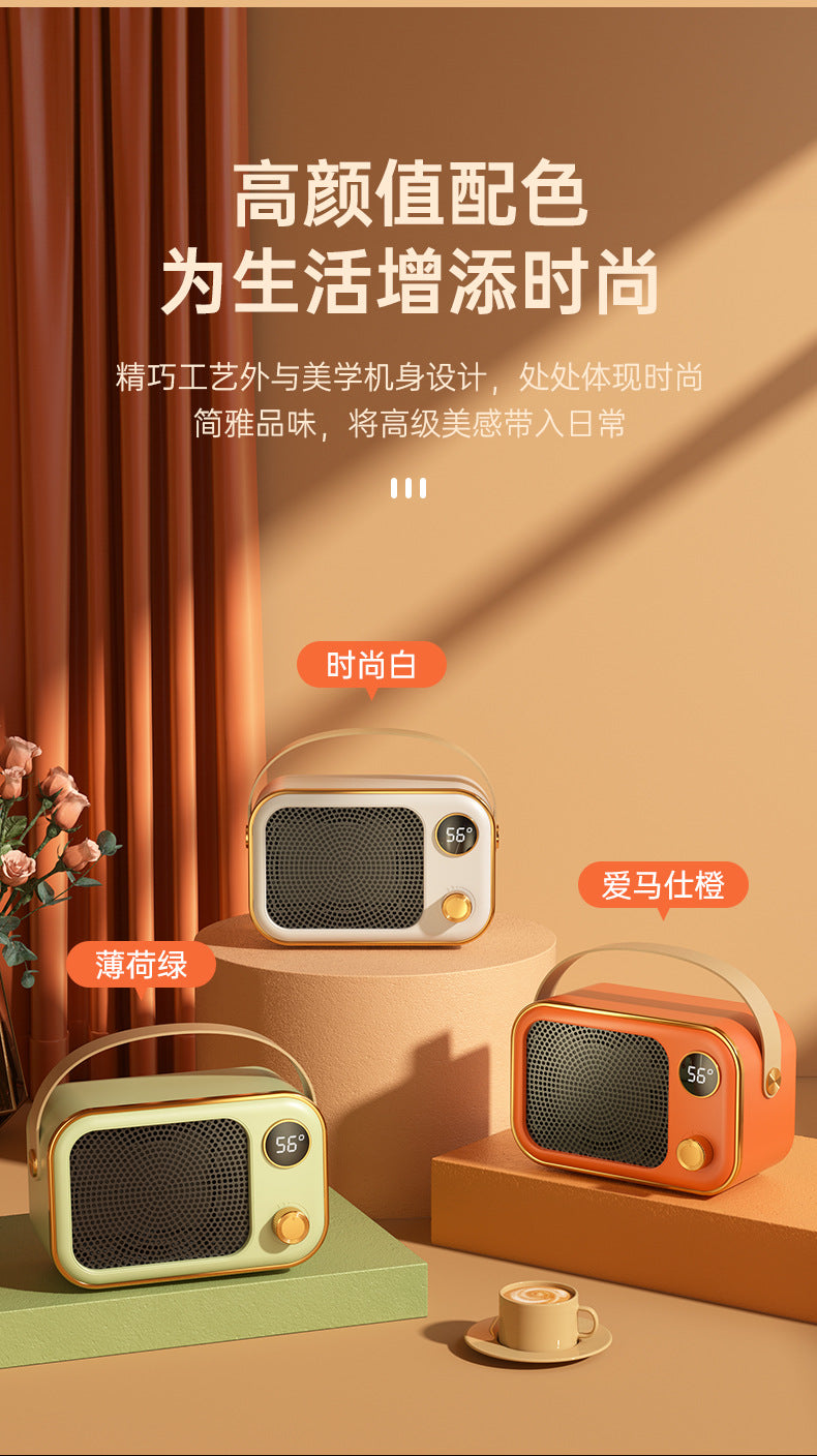 New cross - border warm air blower, high - power heater, ceramic PTC household smart electric heater, portable little sun 新款跨境暖风机大功率取暖器陶瓷PTC家用智能电暖器便捷式小太阳 - Zhongshan Star Trade